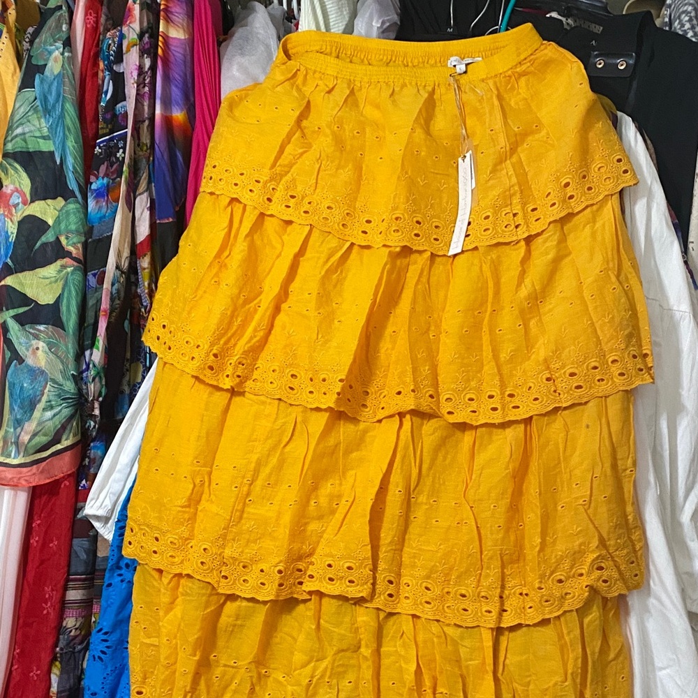 Yellow  Skirt